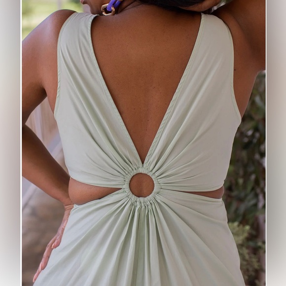 NWT - Altar’d State Color Block Maxi Dress - XS - Picture 3 of 7